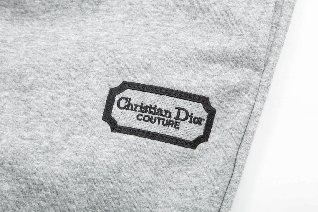 크리스찬 디올(Dior) 꾸뛰르 코튼 플리스 조거 팬츠 - 이미지 4