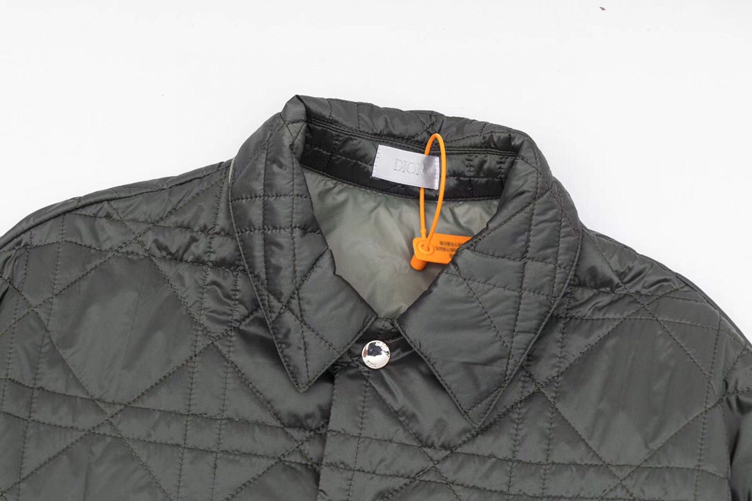 디올(Dior) 까나쥬 퀼팅 나일론 오버셔츠 재킷 - 이미지 3