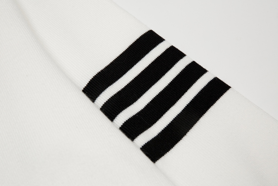 톰브라운(Thom Browne) 사선 암밴드 피케 폴로 셔츠 화이트 - 이미지 5