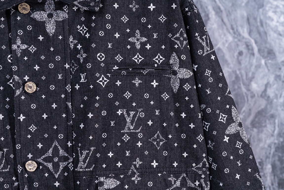 루이비통 (Louis Vuitton) 올오버 모노그램 데님 자켓 - 이미지 5