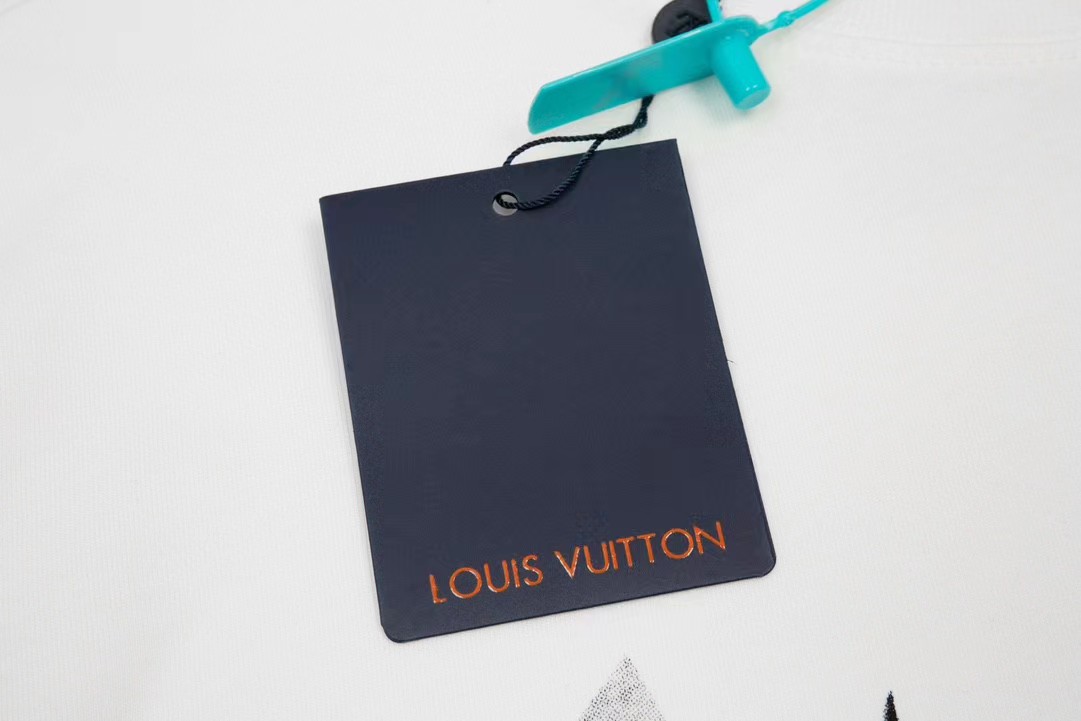 루이비통 (Louis Vuitton) 리본 & 버드 그래픽 티셔츠 - 이미지 5