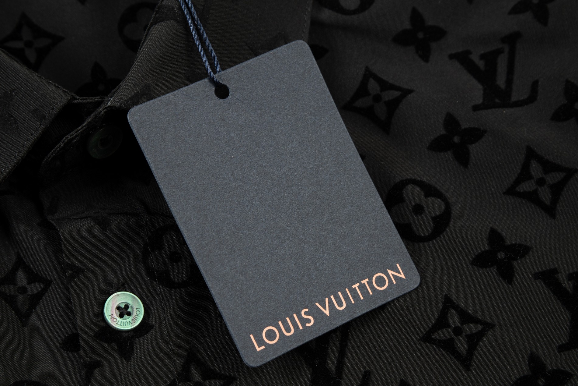 루이비통 (Louis Vuitton)플록 모노그램 클래식 셔츠 - 이미지 5