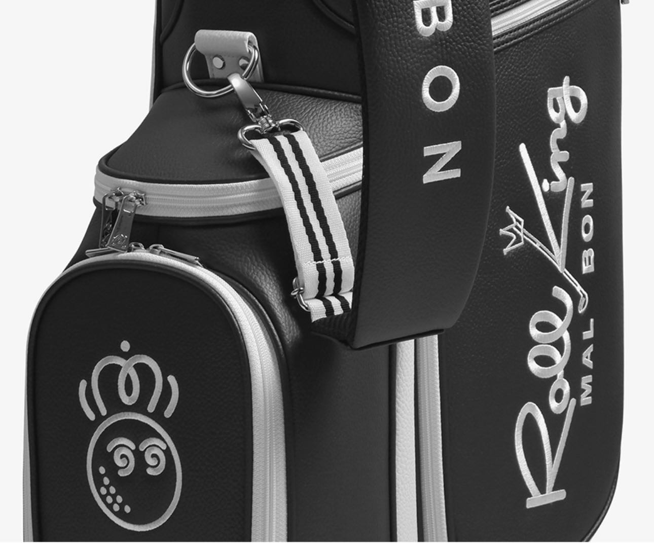 말본 골프(MALBON GOLF) 롤 킹(ROLL KING) 블랙 골프 스탠드백 - 이미지 5