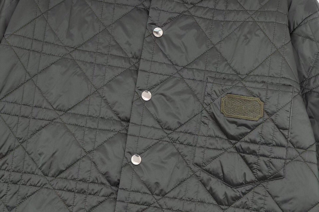 디올(Dior) 까나쥬 퀼팅 나일론 오버셔츠 재킷 - 이미지 4