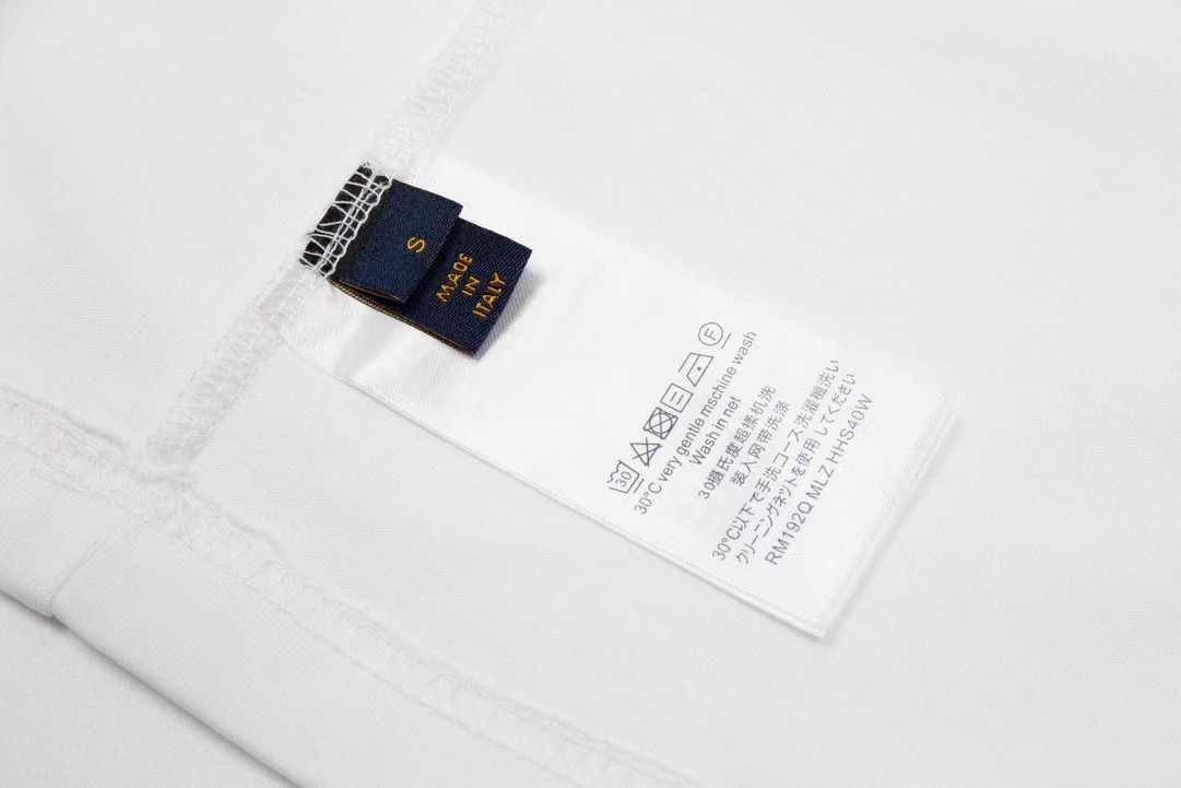 루이비통 (Louis Vuitton) 리본 & 버드 그래픽 티셔츠 - 이미지 6