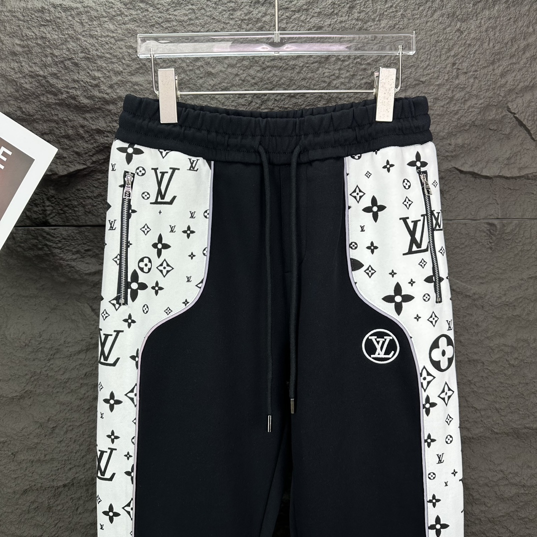 루이비통 (Louis Vuitton) 사이드 패널 모노그램 스웨트 조거 팬츠 - 이미지 6