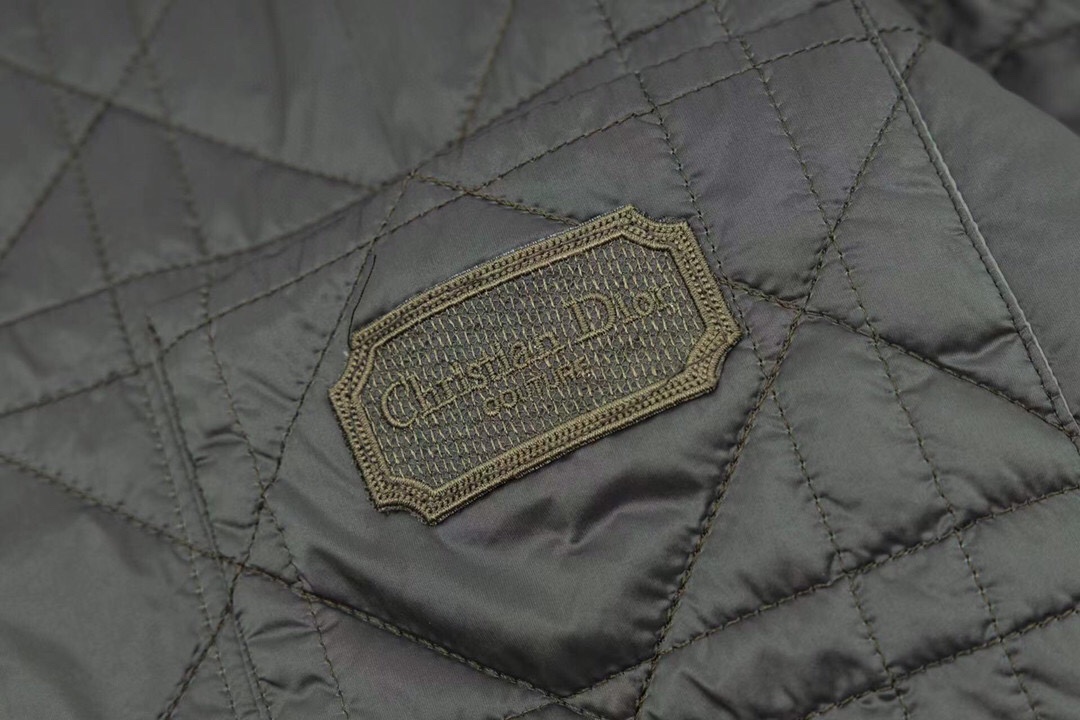 디올(Dior) 까나쥬 퀼팅 나일론 오버셔츠 재킷 - 이미지 5