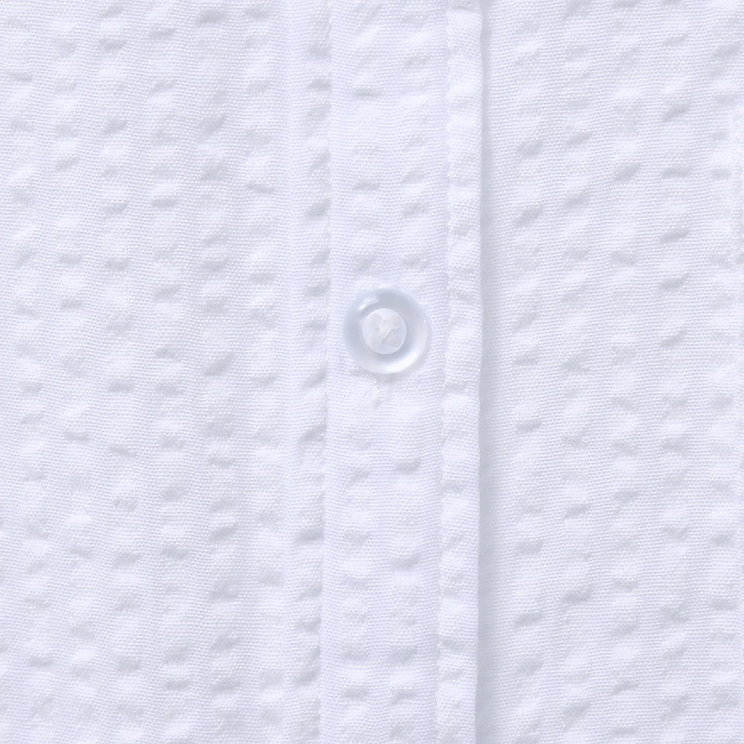 톰브라운(Thom Browne) 여성용 RWB 암밴드 크롭 화이트 셔츠 - 이미지 6