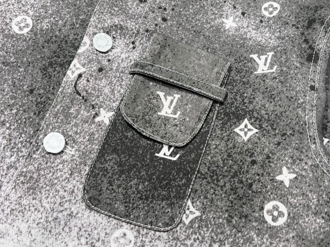 루이비통(Louis Vuitton) 그라데이션 모노그램 데님 자켓 - 이미지 7