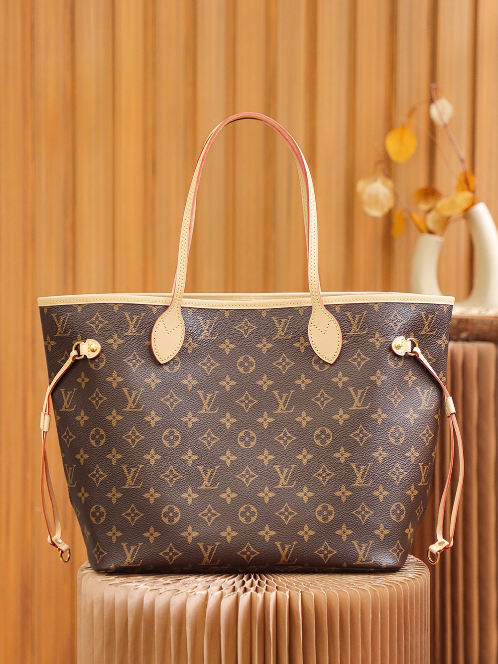 루이비통(Louis Vuitton)네버풀 MM(Neverfull MM) 모노그램 캔버스 토트백 - 이미지 7