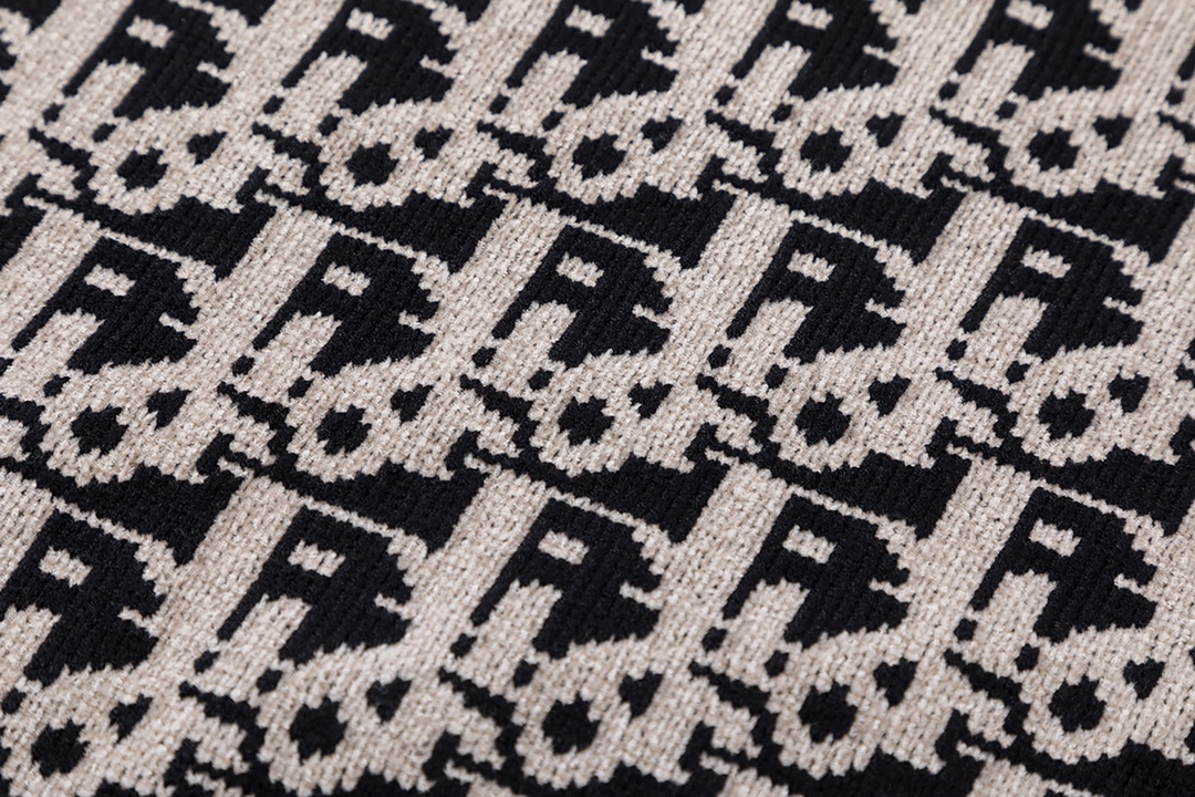 디올(Dior) 오블리크 자카드 니트 스웨터 - 이미지 7