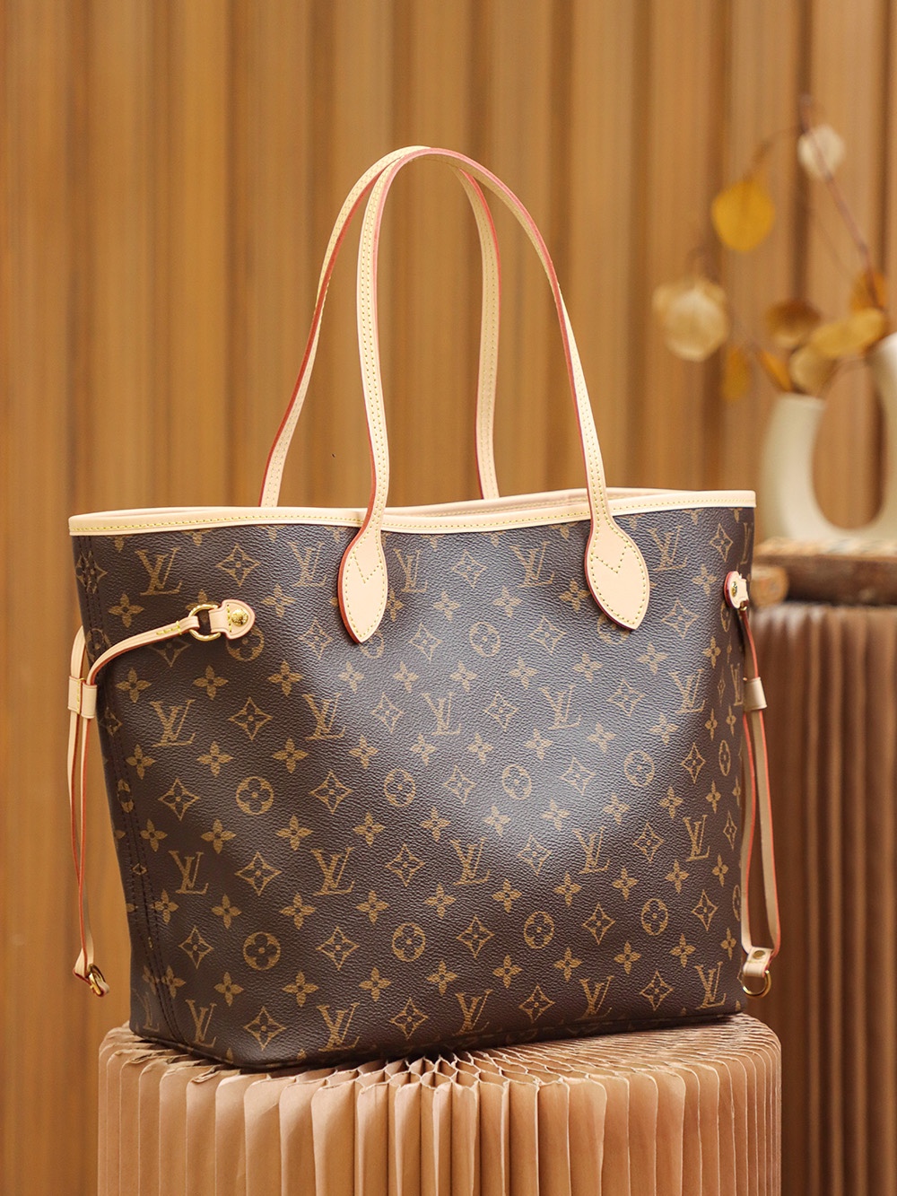 루이비통(Louis Vuitton)네버풀 MM(Neverfull MM) 모노그램 캔버스 토트백 - 이미지 8