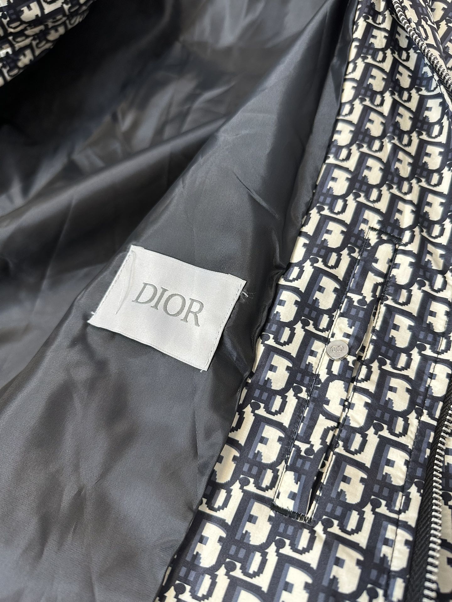 디올(Dior) 오블리크 카스리 코튼 데님 블루종 - 이미지 8