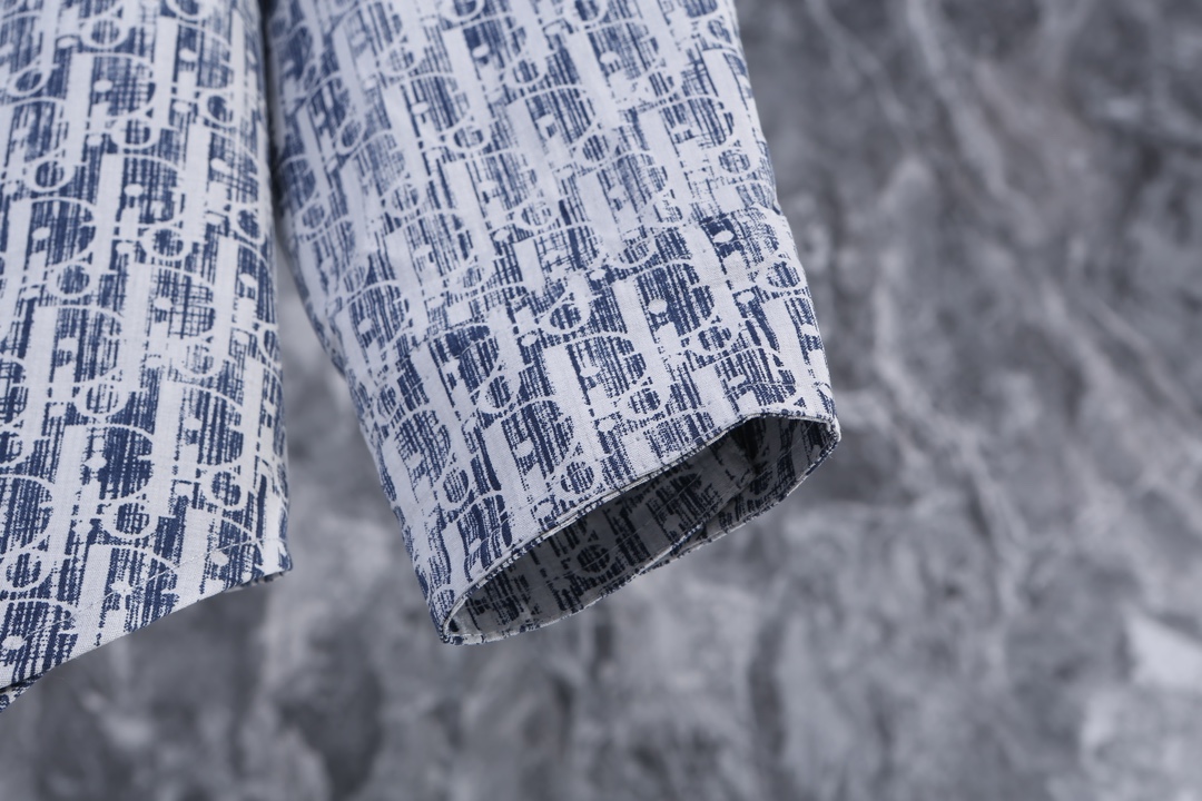 디올(Dior) 오블리크 카스리 코튼 데님 오버셔츠 - 이미지 9