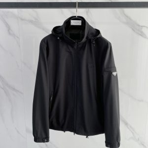 프라다(PRADA) 리나일론 후드 집업 자켓