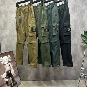 스톤아일랜드(STONE ISLAND) 가먼트 다이드 카고 팬츠
