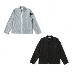 스톤아일랜드(STONE ISLAND) 크링클 랩스 나일론 자켓