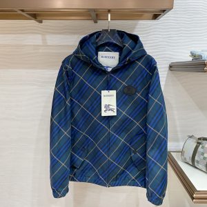 버버리(Burberry) 체크 나일론 후드 재킷