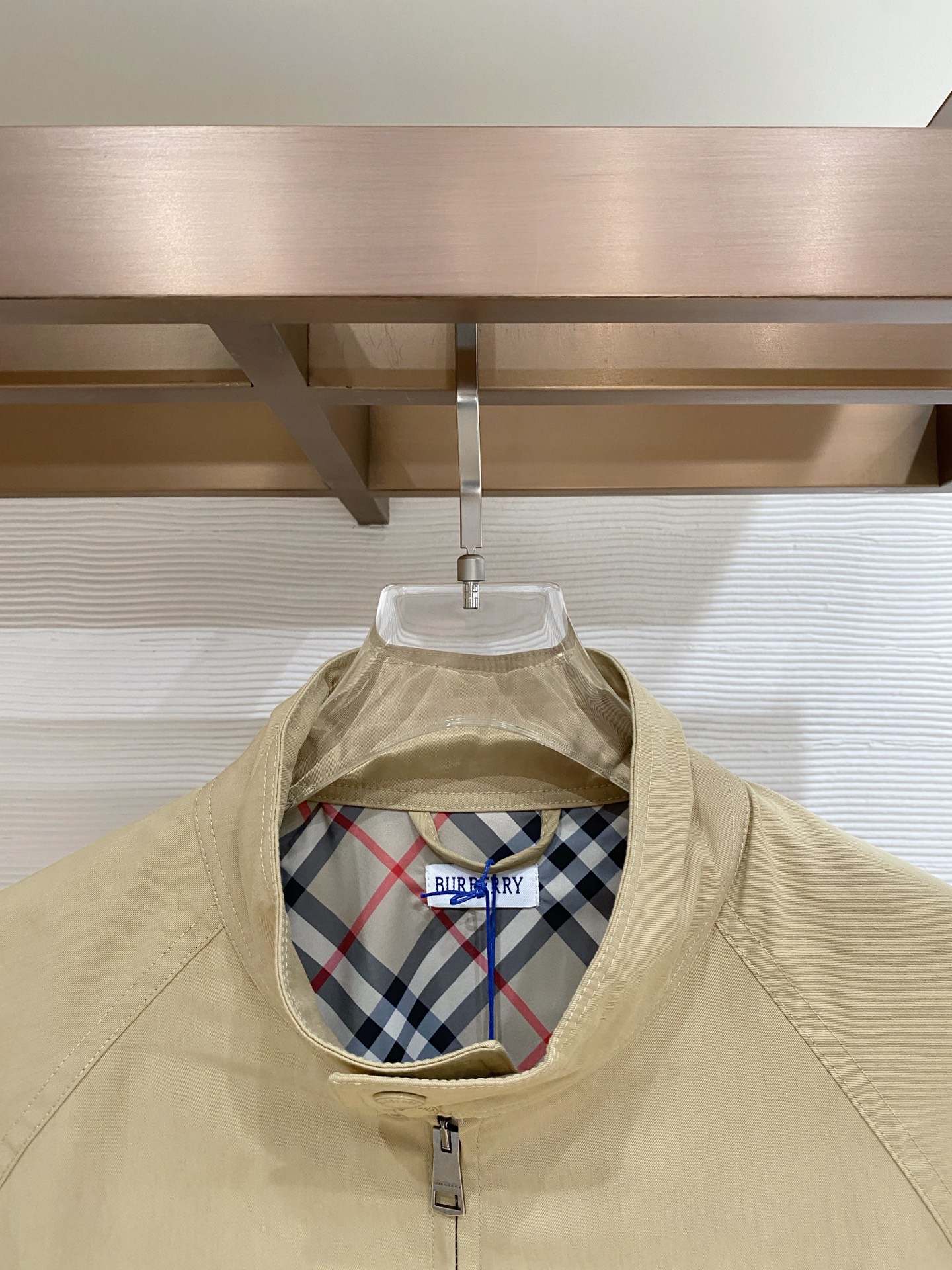 버버리(Burberry) 헤링턴 체크 라이닝 블루종 - 이미지 11