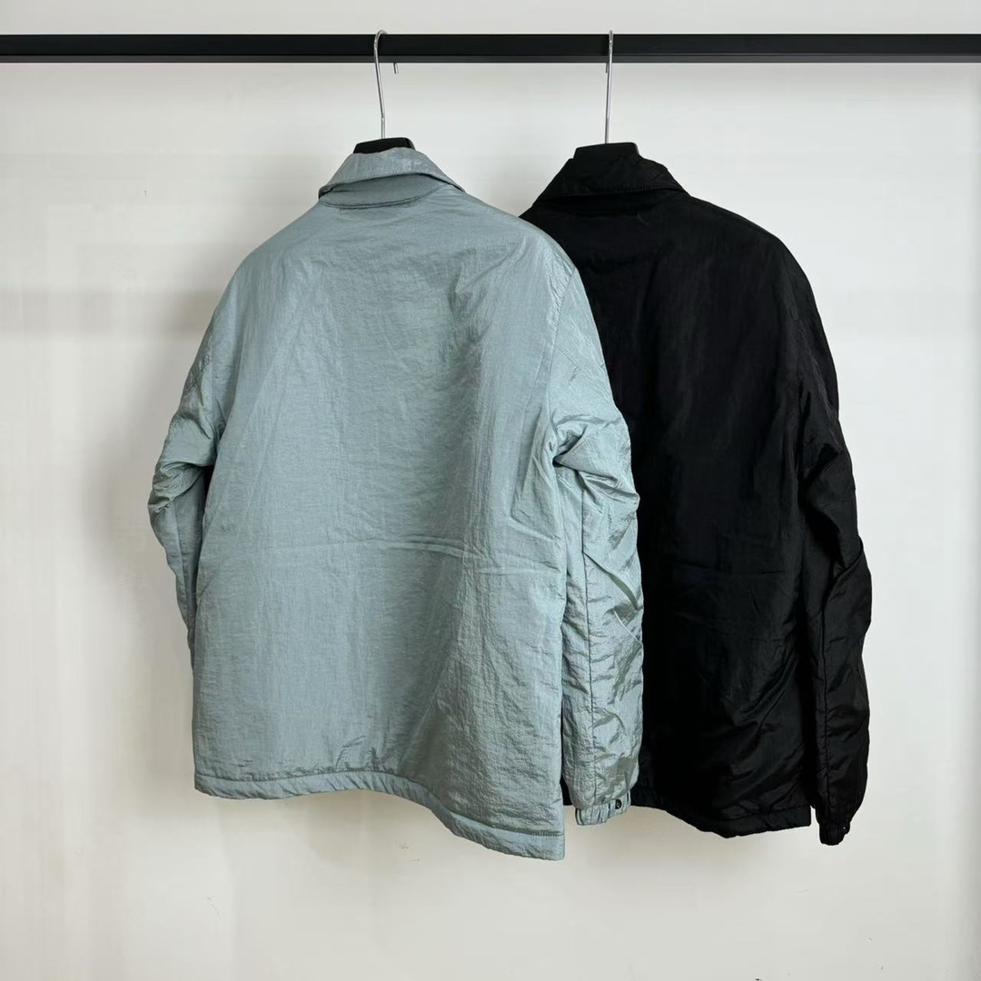 스톤아일랜드(STONE ISLAND) 나일론 메탈 체스트 포켓 셔츠 자켓 - 이미지 2