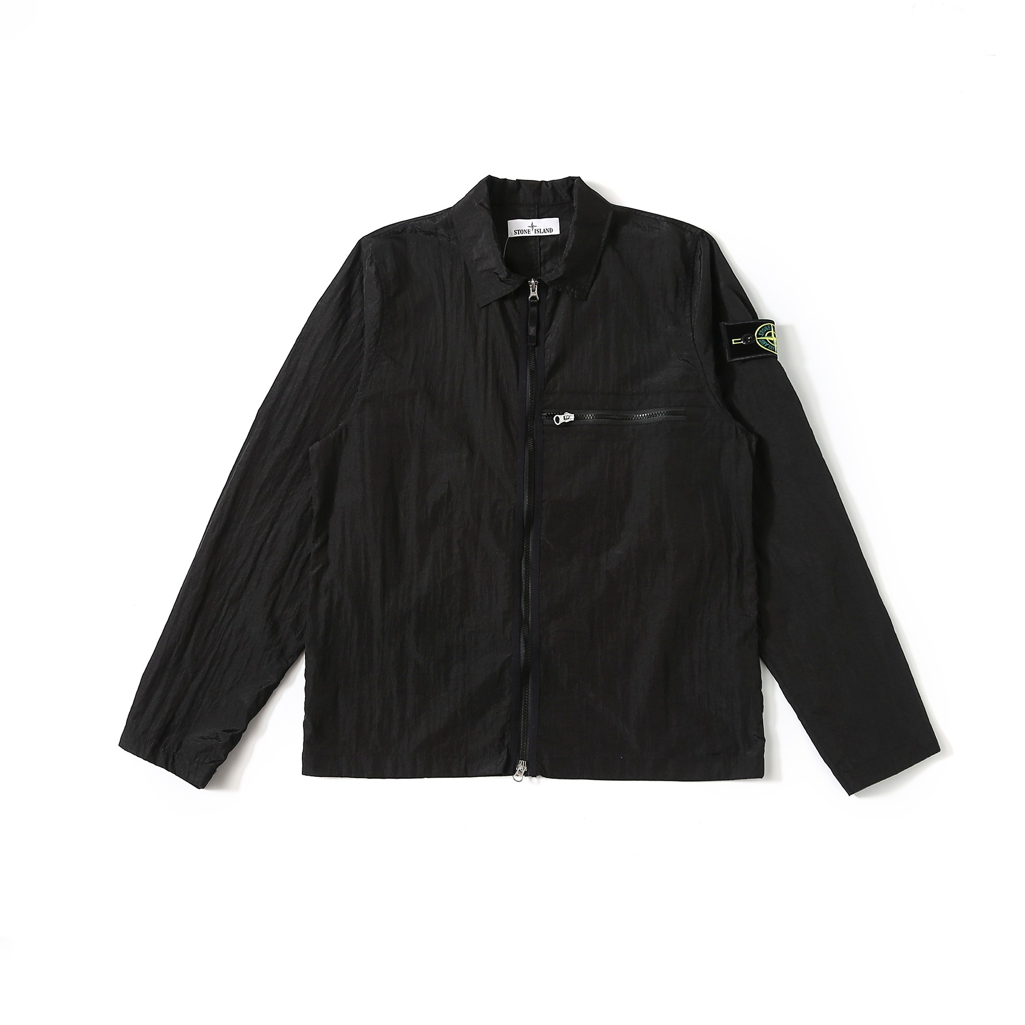 스톤아일랜드(STONE ISLAND) 크링클 랩스 나일론 자켓 - 이미지 3