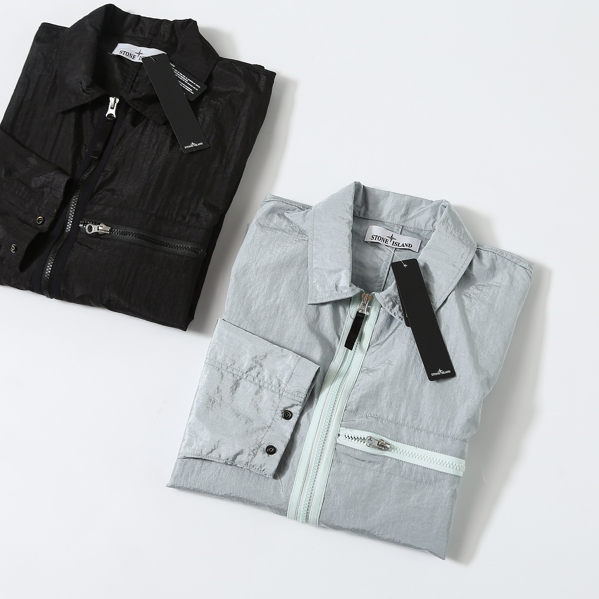 스톤아일랜드(STONE ISLAND) 크링클 랩스 나일론 자켓 - 이미지 5