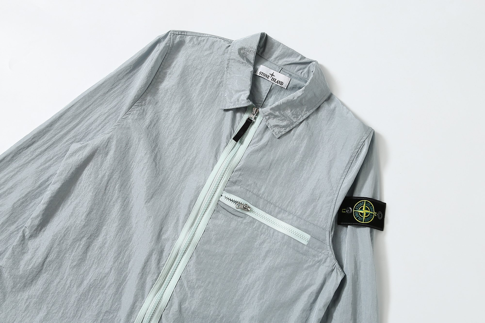 스톤아일랜드(STONE ISLAND) 크링클 랩스 나일론 자켓 - 이미지 6