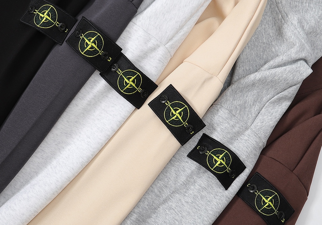 스톤아일랜드(STONE ISLAND) 클래식 와펜 후드 집업 자켓 - 이미지 8