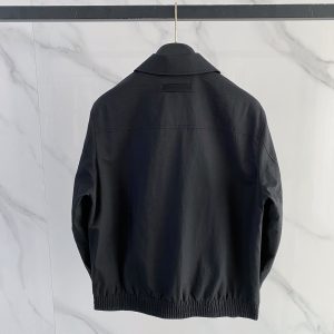 제냐(ZEGNA) 로고 자수 클래식 해링턴 자켓