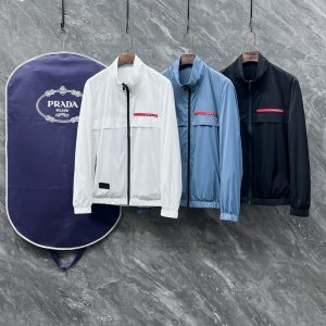 프라다 (Prada)리니아 로사 레드 라벨 리버시블 자켓