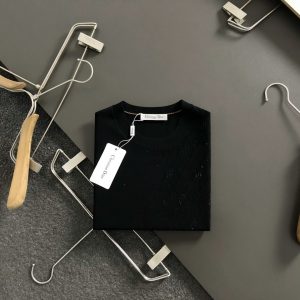 디올(Dior) 오블리크 모티프 니트 반팔 티셔츠