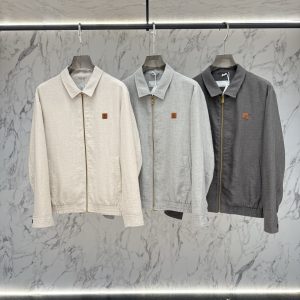 브루넬로 쿠치넬리(Brunello Cucinelli) 스타일의 린넨 로고 자켓