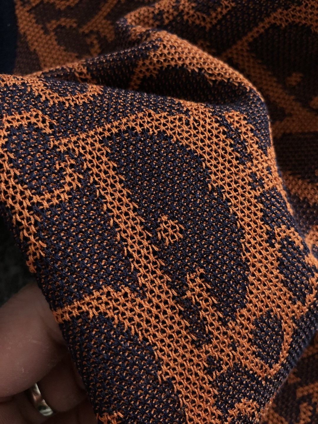 디올(Dior) 오블리크 올오버 자카드 반팔 니트 - 이미지 6